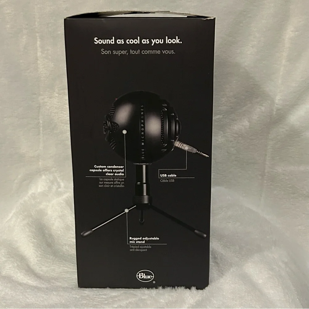 NEW Snowball Ice Black USB Microphone